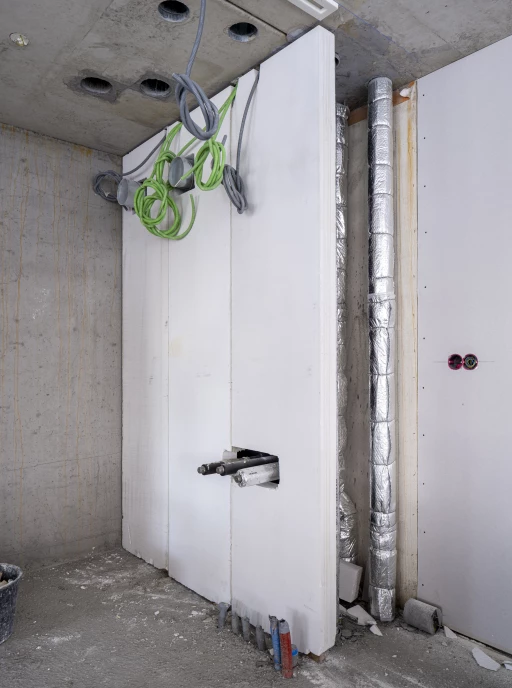 Ventilatie-installatie nieuwbouw