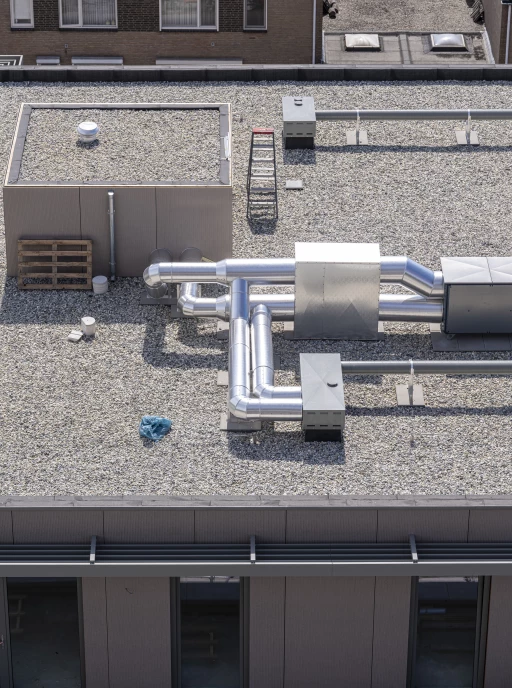 Ventilatie kanalen nieuwbouw